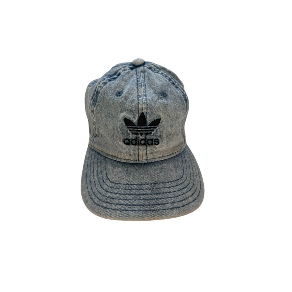 Adidas Kid's Denim Hat With Logo